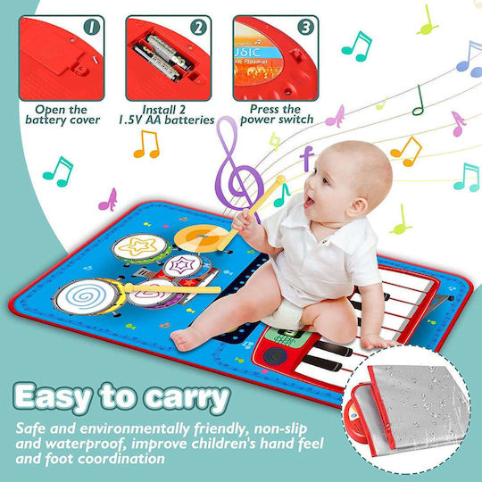 Kids Drum Carpet for 3+ Years
