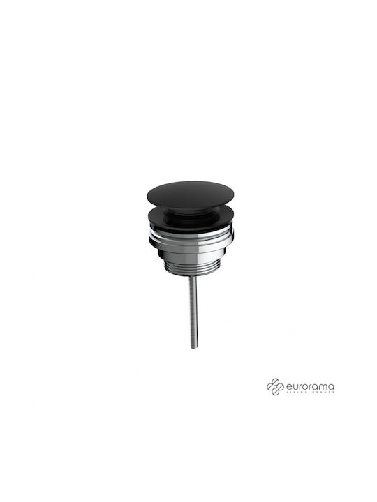 Armando Vicario Glam Set Mixer & Gură Îngropată pentru Lavabo Black Matt
