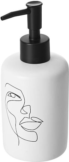 Estia Line Art Dispenser Plastic Alb 320ml Estia Line Art Dispenser Plastic Alb 320ml