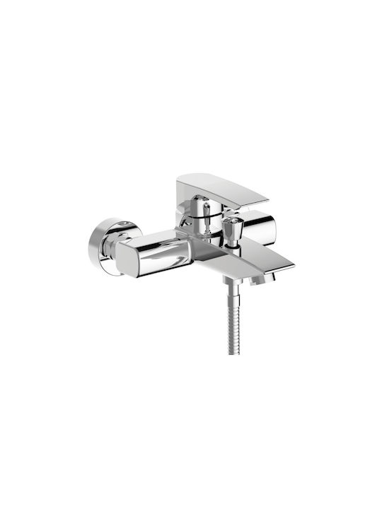 Ottone Meloda Queen Amestecare Baterie Cadă Set complet Argintiu