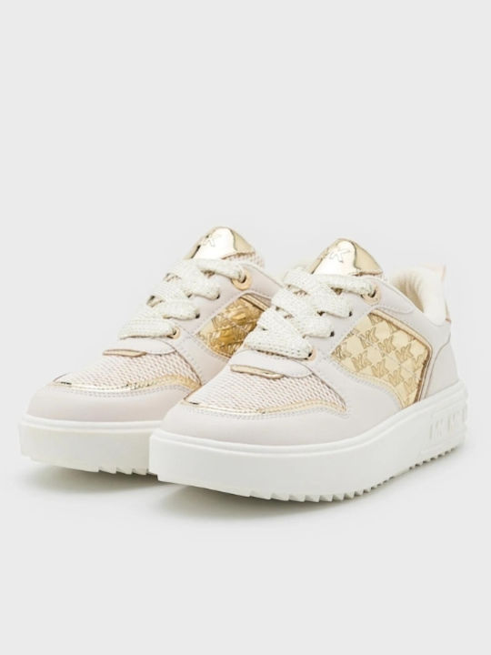 Kids Sneakers White / Gold