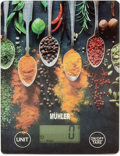 Muhler Digital Kitchen Scale up to 5kg Spicy