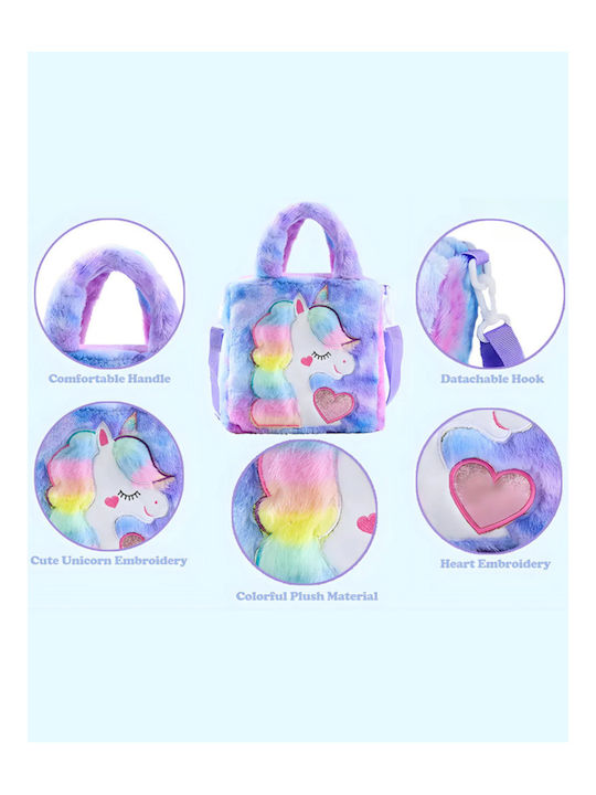 Kinder Rucksack Umhängetasche Lila 24cmx8cmx24cmcm