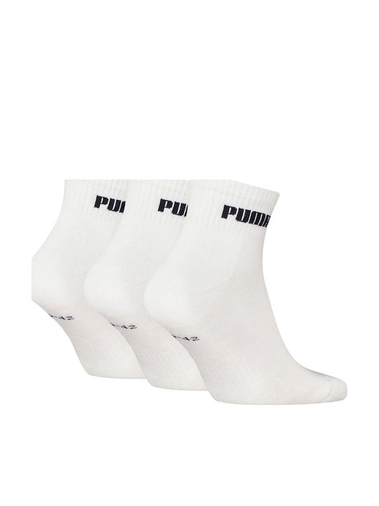 PUMA Athletic Socks White 3 Pairs