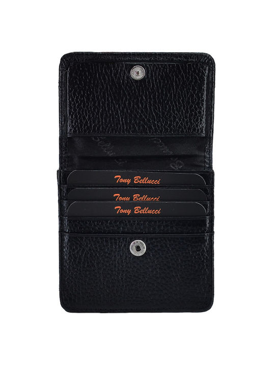 Δερμάτινα 100 Men's Leather Coin Wallet Black