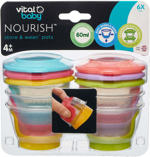 Vital Baby Δοχείο Πολύχρωμο για 4+ μηνών