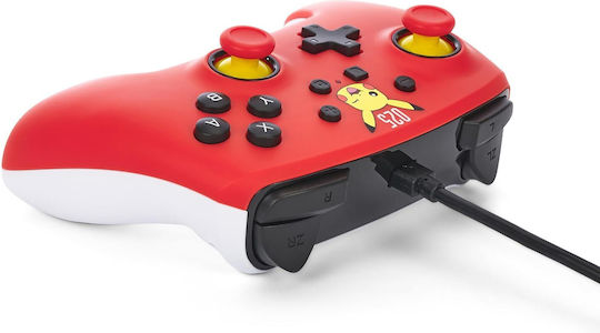 PowerA 323392 Gamepad Cu Fir Pentru Switch Laughing Pikachu