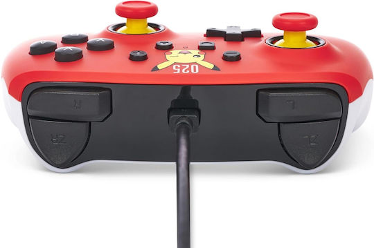 PowerA 323392 Gamepad Cu Fir Pentru Switch Laughing Pikachu