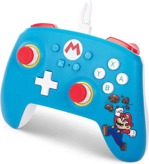 PowerA 323390 Ενσύρματο Gamepad για Switch Brick Breaker Mario
