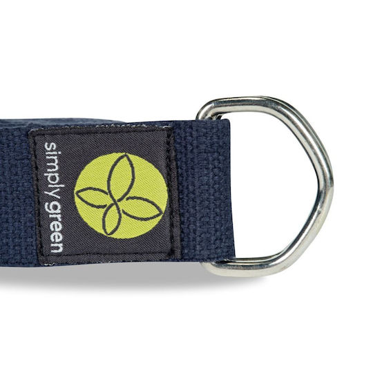 Simply Green Yoga Belt in Blue Color