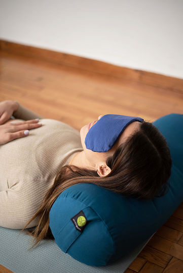 Simply Green Yoga Pillow in Blue Color