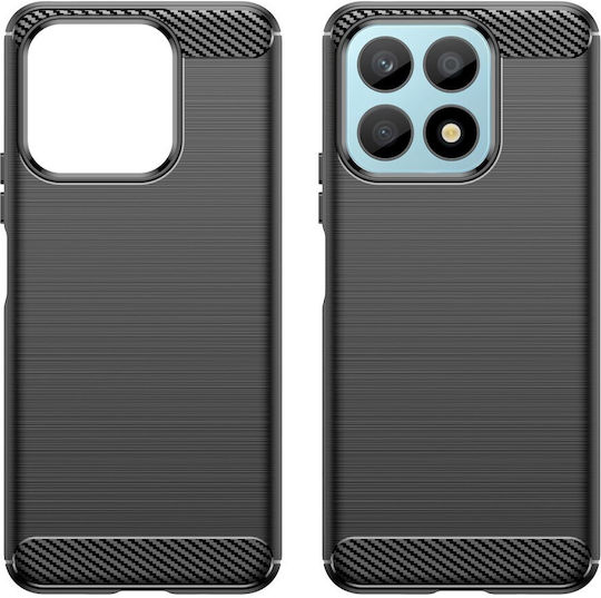 Back Cover Plastic / Silicon Negru (Honor X8a)