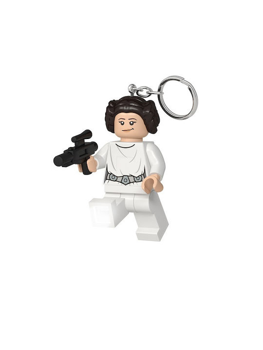 Lego Keychain Princess Leia with Blaster cu LED