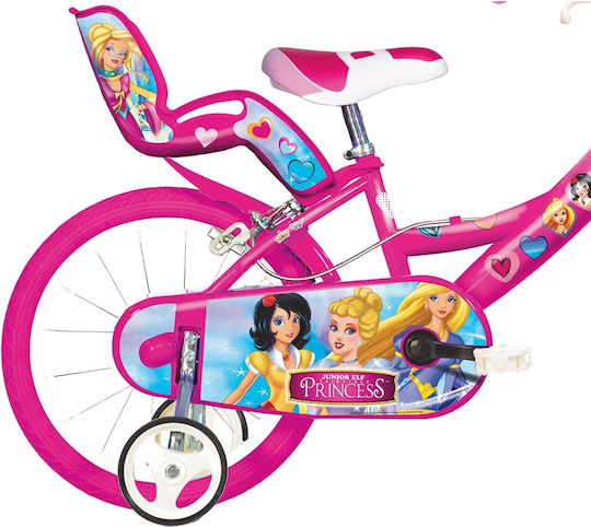 Dino Bikes Princess 14" Bicicletă pentru copii BMX Roz