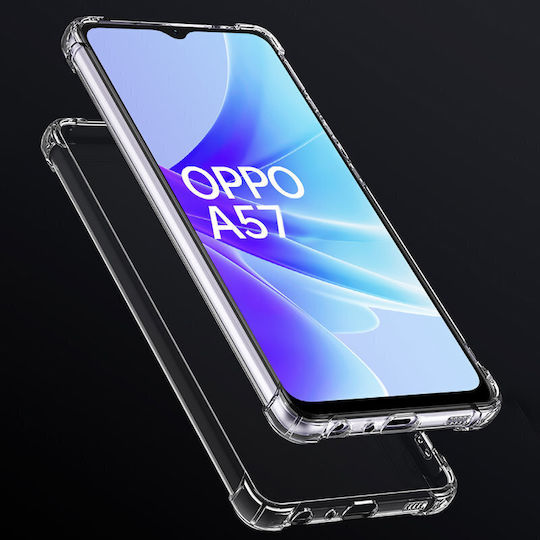 Back Cover Σιλικόνης Διάφανο (Oppo A57s)
