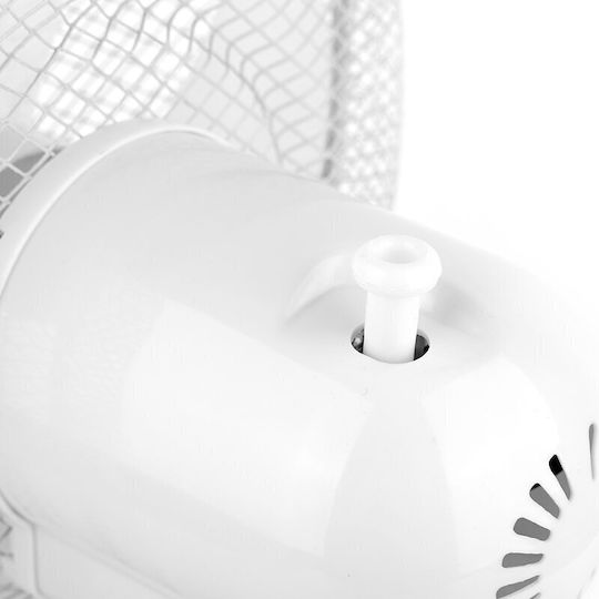 Crown Επιτραπέζιος Ανεμιστήρας 40W Διαμέτρου 30cm Λευκός