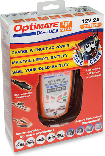 Tecmate Optimate DC to DC Car Battery Charger 12V