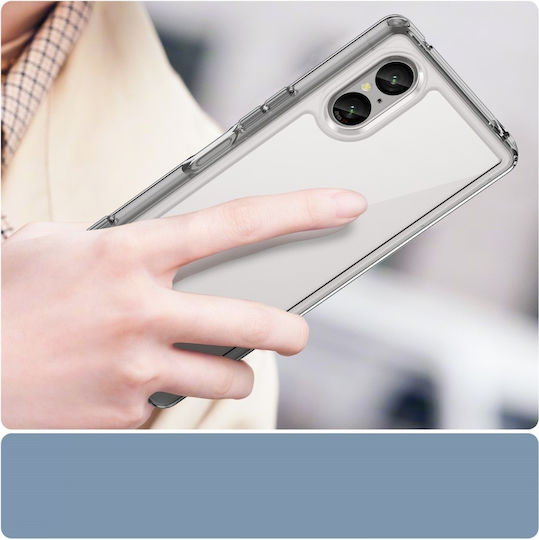Umschlag Rückseite Silikon Transparent (Xperia 5 V)