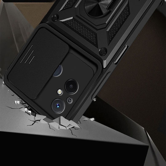 Back Cover Metallic Black (Redmi 12C)
