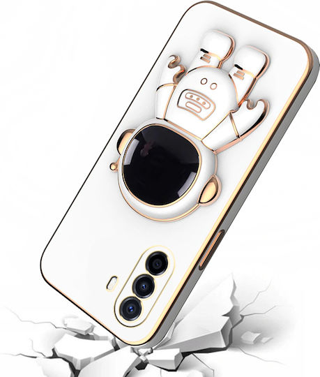 Back Cover Σιλικόνης Λευκό (Huawei Nova Y70)