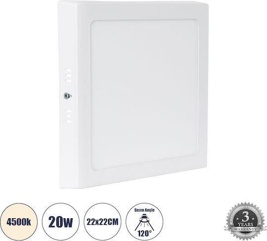 GloboStar Εξωτερικό LED Panel 20W
