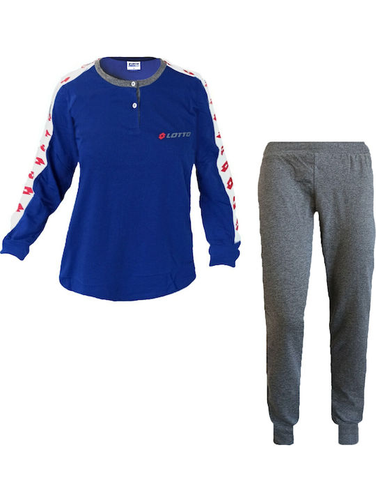 Lotto Set Pijamale pentru Femei Blue/Grey