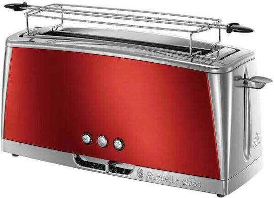 Russell Hobbs Luna Φρυγανιέρα 2 Θέσεων 1400W Κόκκινη
