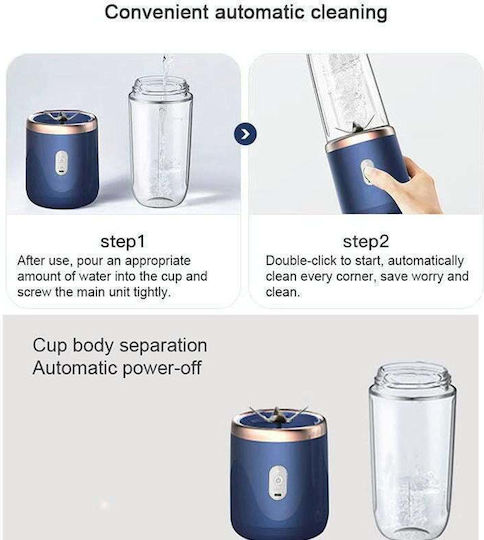 Μπλέντερ με Πλαστική Κανάτα 300 ml Μπλε 002453