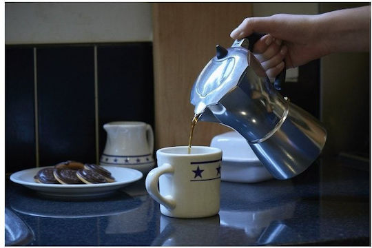 Aerolatte Μπρίκι Espresso 9cups Ασημί