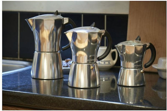 Aerolatte Μπρίκι Espresso 9cups Ασημί