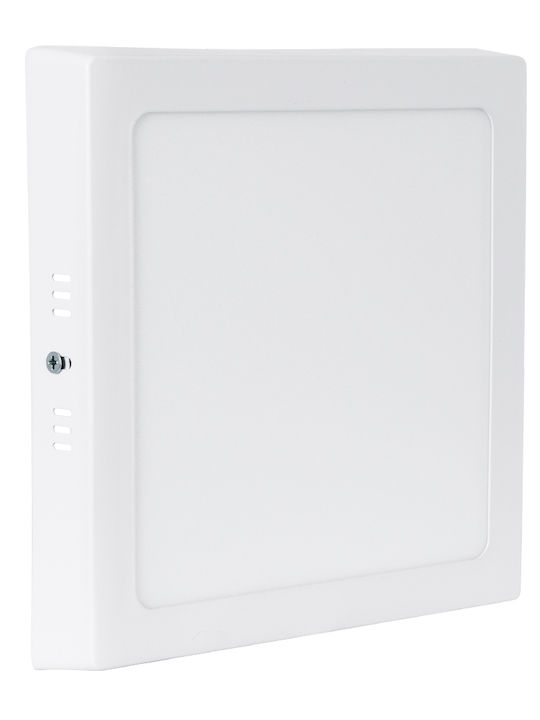 GloboStar Rundes Außen-LED-Panel 20W mit Warmweißem Licht 2700K 22cm