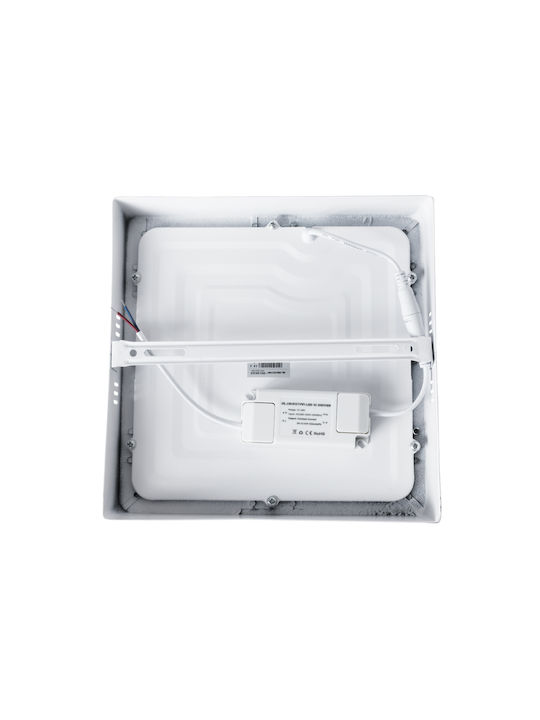 GloboStar Rundes Außen-LED-Panel 20W mit Warmweißem Licht 2700K 22cm