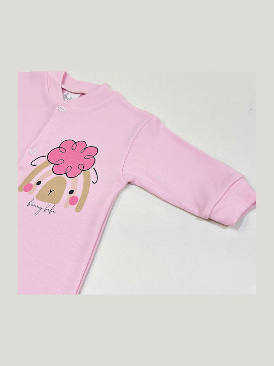 Bunny Bebe Bodys-uri pentru bebeluși Roz