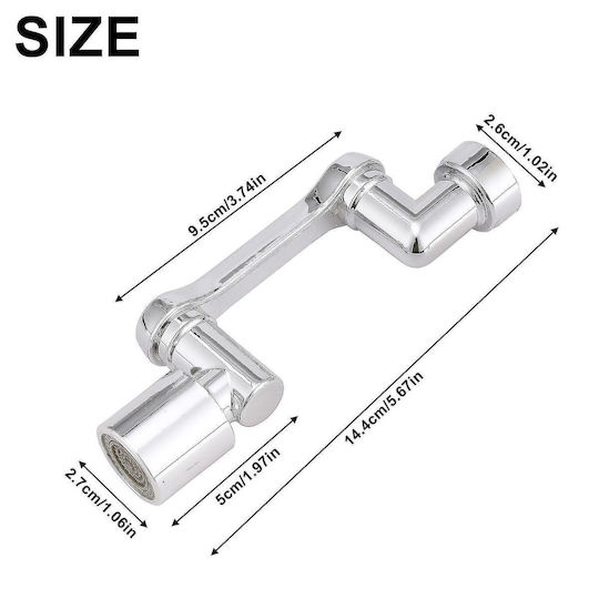 Rolinger Flexible Splash Filter Faucet with Filter