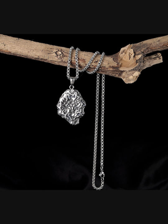 Nordic Rune Viking Compass Κολιέ