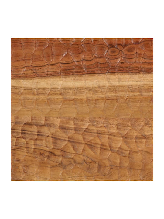 Rectangular Central Coffee Table Made of Solid Acacia Wood M80xW54xH40cm