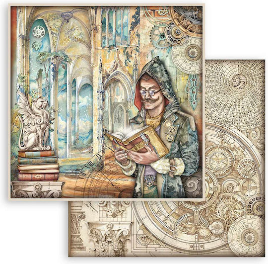 Stamperia Sir Vagabond Листа Scrapbooking 170гр/кв.м 10 листове 10бр