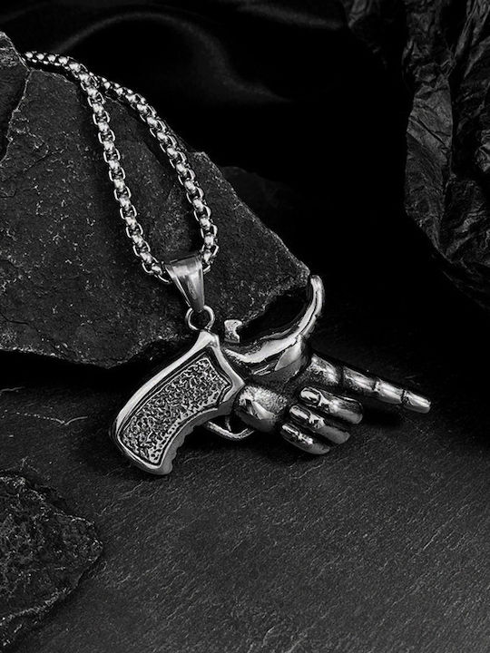 Hand Revolver Κολιέ