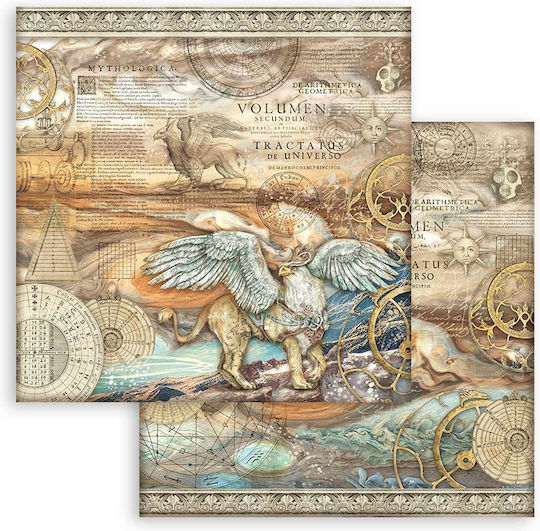 Stamperia Sir Vagabond Листа Scrapbooking 170гр/кв.м 10 листове 10бр