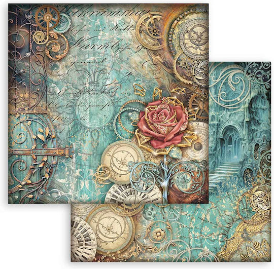 Stamperia Sir Vagabond Листа Scrapbooking 170гр/кв.м 10 листове 10бр