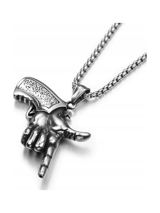 Hand Revolver Κολιέ