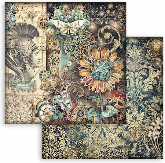 Stamperia Sir Vagabond Листа Scrapbooking 170гр/кв.м 10 листове 10бр