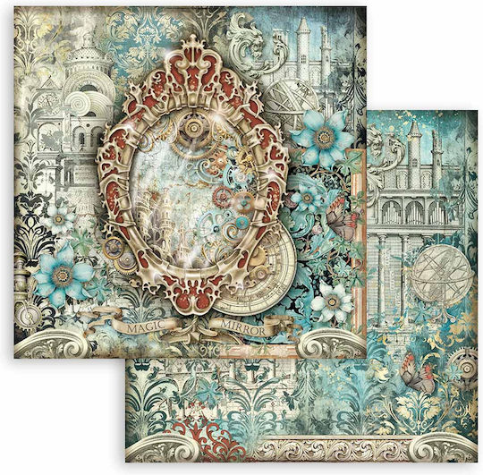 Stamperia Sir Vagabond Листа Scrapbooking 170гр/кв.м 10 листове 10бр
