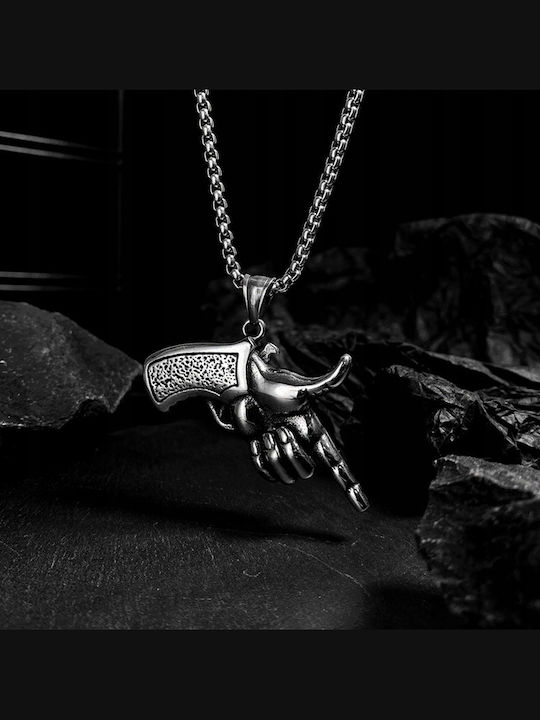 Hand Revolver Κολιέ