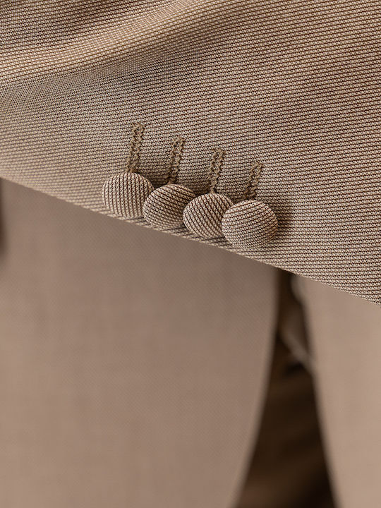 Мъжки Костюм Beige
