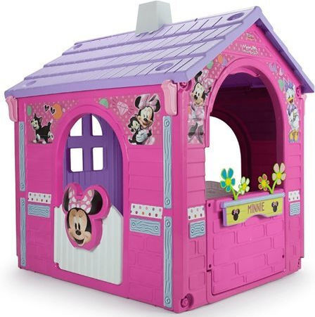 Injusa Kids Playhouse Country House Minnie Fuchsia 97.5x109x121.5cm