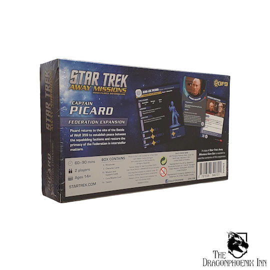 Gale Force Nine Star Trek Away Missions Tng Federation Away Team Picard Figure