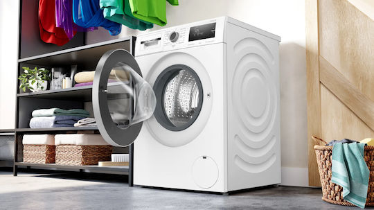 Bosch Πλυντήριο Ρούχων 8kg με Τεχνολογία Ατμού 1400 Στροφών Active Water Plus WAN28060BY