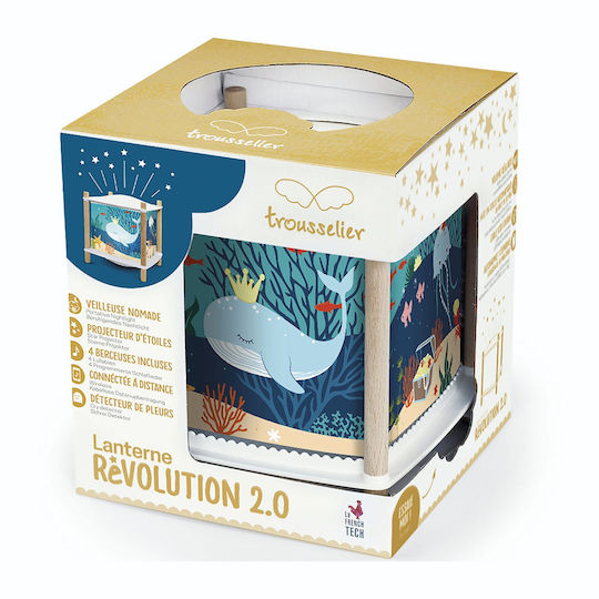 Trousselier Kids Decorative Lamp Ocean Blue 21x18.5x18.5εκ.
