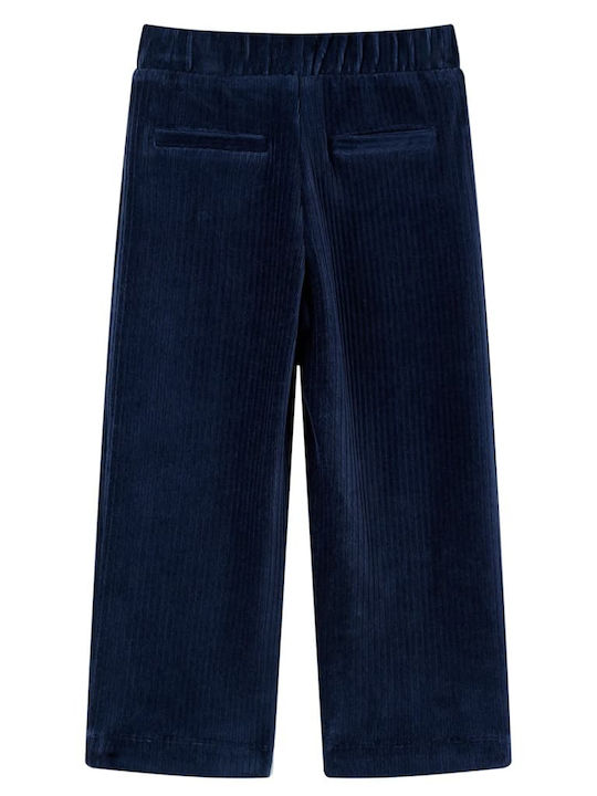 vidaXL Kids Corduroy Trousers Σκουρο Μπλε